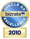 Bizrate Circle of Excellence 2010
