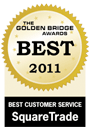 The Golden Bridge Award Best 2011 Best Customer Service SquareTrade