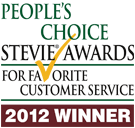 People's Choice Stevie Awards For Favorite Customer Service 2012 Winner