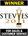 Winner Stevies 2011 for Sales & Customer Service