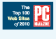 PC Magazine Top 100 Websites Award