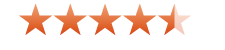 Apple App Store. 4.5 average, 6000 plus reviews.
