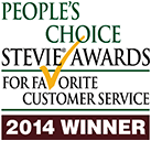 People's Choice Stevie Awards For Favorite Customer Service 2014 Winner