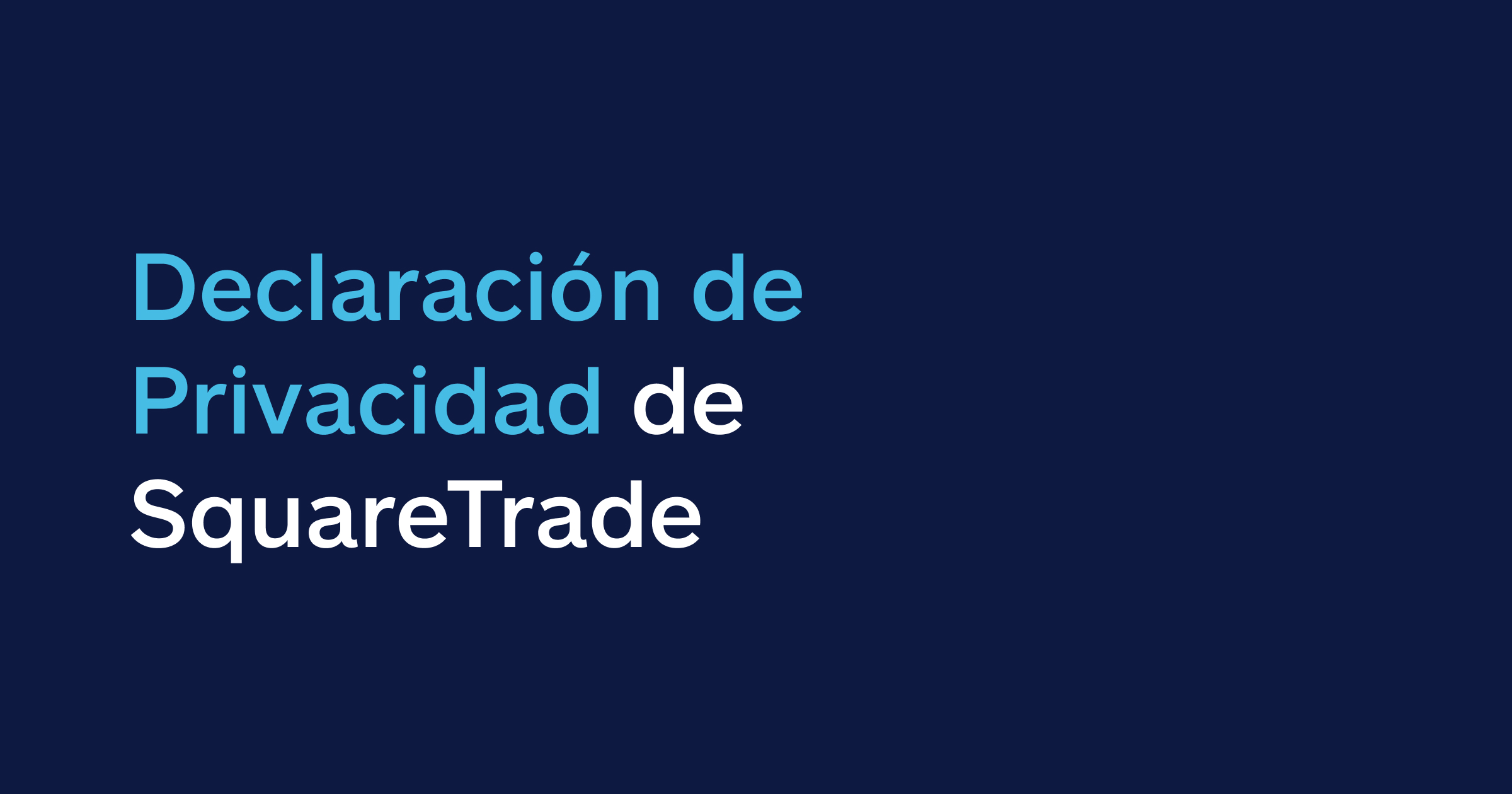 Privacy Policy Spanish | Allstate Protection Plans